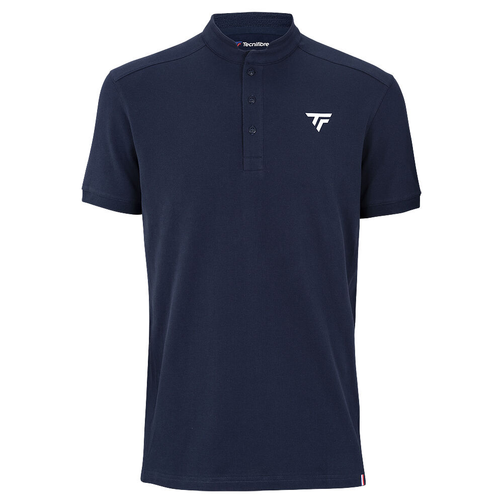 ポロシャツ SATUR Striped Pique Polo Short Sleeve T-Shirt Navy SA252UTS2 JEP0377NWT_MODEL_FRONT.jpg